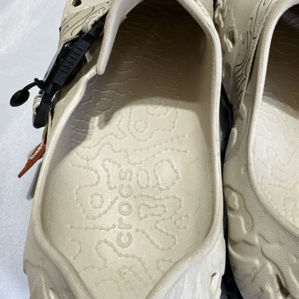 Crocs All-Terrain Atlas Clogs Stucco Men US 15 Shoes Sandals Slider